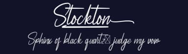 Stockton by NihStudio — Script Handwritten Font — thumbnail 2