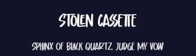 Stolen Cassette by Gassstype — Script Handwritten Font — thumbnail 2