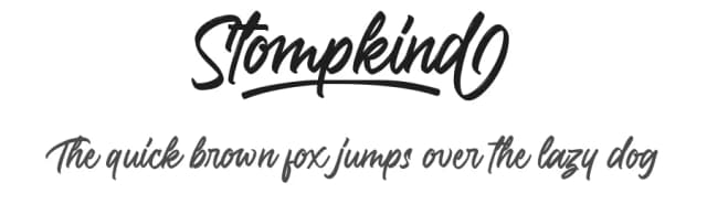 Stompkind by Ketikata Studio — Script Handwritten Font