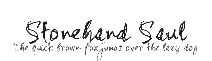 Stonehand Saul by JOEBOB graphics — Script Handwritten Font — preview 1
