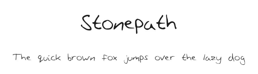 Stonepath by Yasmin — Script Handwritten Font