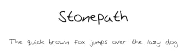 Stonepath by Yasmin — Script Handwritten Font — thumbnail 1