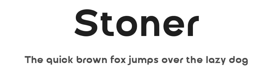 Stoner by Pentagonistudio — Sans Serif Font