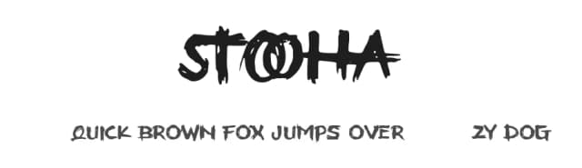 Stooha by Joko Setiono — Script Handwritten Font