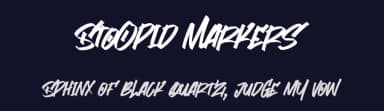 Stoopid Markers by Gassstype — Script Handwritten Font — thumbnail 2