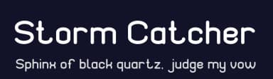Storm Catcher by weknow — Sans Serif Font — thumbnail 2