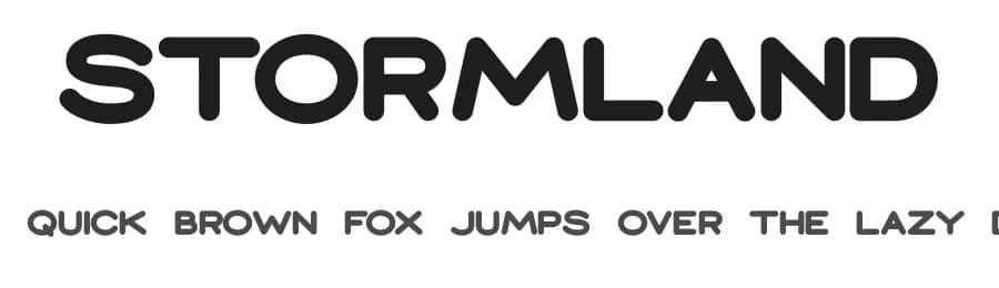 Stormland by Måns Grebäck — Sans Serif Font