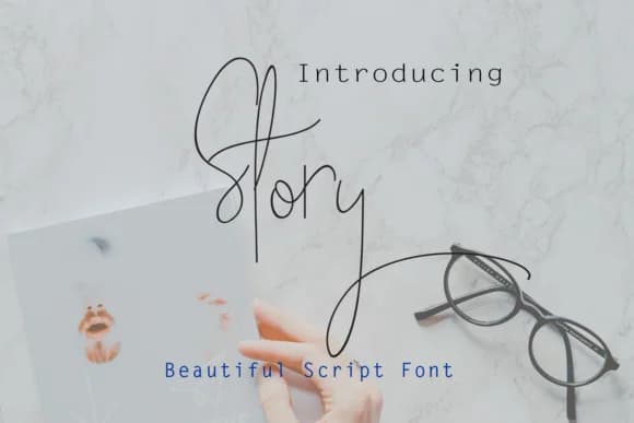 Story Font by Rudistudio — Script Handwritten Font