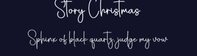 Story Christmas by Scratchones — Script Handwritten Font — thumbnail 2