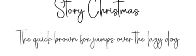 Story Christmas by Scratchones — Script Handwritten Font — thumbnail 1
