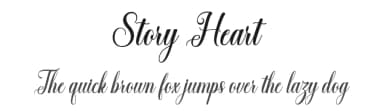 Story Heart by LetterFreshStudio — Script Handwritten Font — thumbnail 1