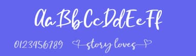 Story Loves by AminMario — Script Handwritten Font — thumbnail 3