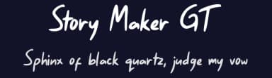 Story Maker GT by Typetasty — Script Handwritten Font — thumbnail 2