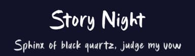 Story Night by Fikryal studio — Script Handwritten Font — thumbnail 2
