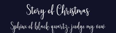 Story of Christmas by Amarlettering - Takiy — Script Handwritten Font — thumbnail 2