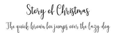 Story of Christmas by Amarlettering - Takiy — Script Handwritten Font — thumbnail 1
