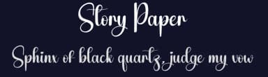 Story Paper by Scratchones — Script Handwritten Font — thumbnail 2
