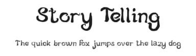 Story Telling by weknow — Script Handwritten Font — thumbnail 1