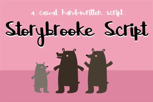 Storybrooke Script Font by Illustration Ink — Script Handwritten Font
