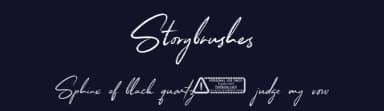 Storybrushes by Kong Font — Script Handwritten Font — thumbnail 2