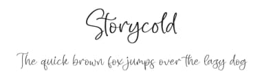 Storycold by Letterena Studios — Script Handwritten Font — thumbnail 1
