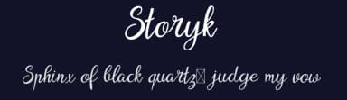 Storyk by Digital Typeface Studio — Script Handwritten Font — thumbnail 2