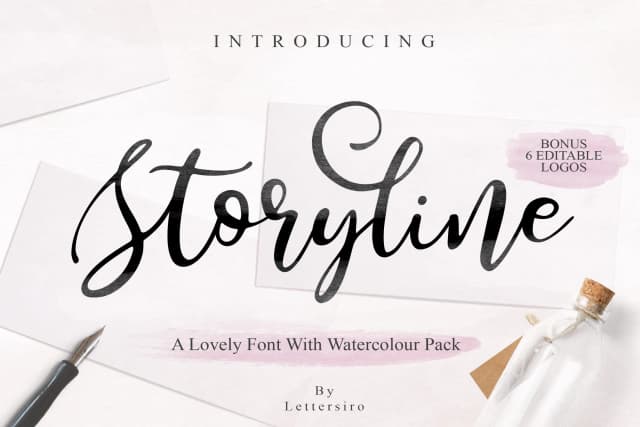 Storyline Font by Lettersiro Co. — Script Handwritten Font