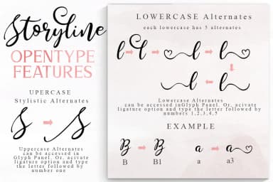 Storyline Font by Lettersiro Co. — Script Handwritten Font — thumbnail 2