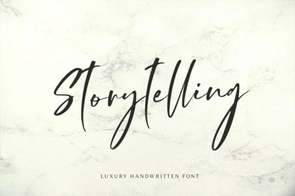 Storytelling Font by motokiwo — Script Handwritten Font