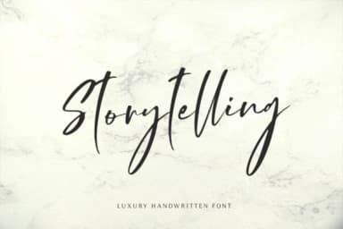 Storytelling Font by motokiwo — Script Handwritten Font — thumbnail 1