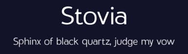 Stovia by InksTypia Studio — Sans Serif Font — thumbnail 2