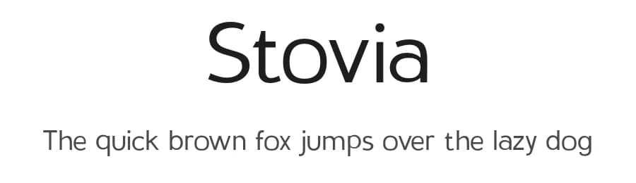 Stovia by InksTypia Studio — Sans Serif Font