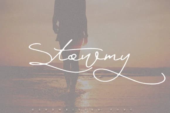 Stowmy Font by Katie Holland — Script Handwritten Font