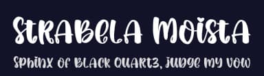 Strabela Moista by Blankids — Script Handwritten Font — thumbnail 2