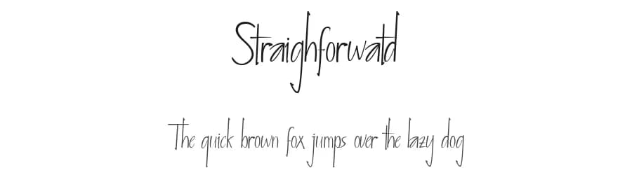 Straighforwatd by Typeline Studio — Script Handwritten Font