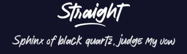 Straight by MJType — Script Handwritten Font — thumbnail 2