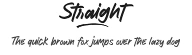 Straight by MJType — Script Handwritten Font — thumbnail 1