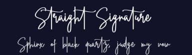 Straight Signature by Letterlycious — Script Handwritten Font — thumbnail 2