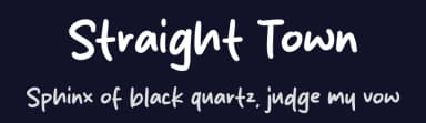 Straight Town by MJType — Script Handwritten Font — thumbnail 2