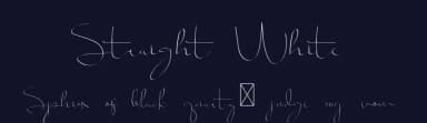 Straight White by Edric Studio — Script Handwritten Font — thumbnail 2