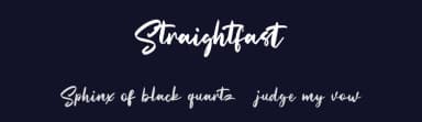 Straightfast by Maulana Creative — Script Handwritten Font — thumbnail 2