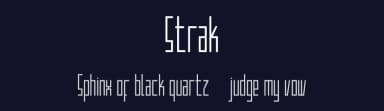 Strak by Kustomtype — Sans Serif Font — thumbnail 2