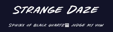 Strange Daze by BLKBK Fonts — Script Handwritten Font — thumbnail 2