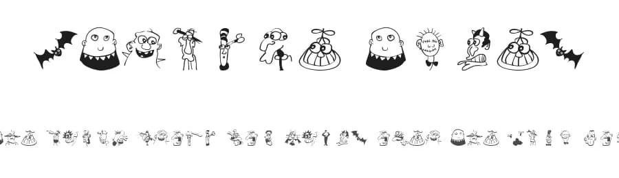 Strange Types by Manfred Klein — Dingbats Font