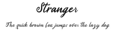 Stranger by StringLabs Creative Studio — Script Handwritten Font — thumbnail 1