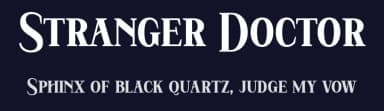 Stranger Doctor by Faqih Fawaji — Serif Font — thumbnail 2