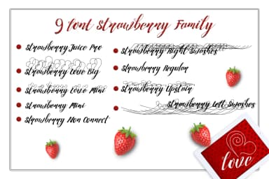 Strawberry Font by feydesign — Script Handwritten Font — thumbnail 2