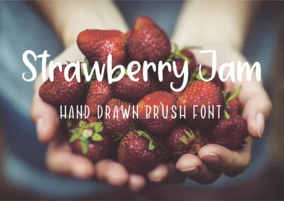 Strawberry Jam Font by Sentimental Postman — Script Handwritten Font