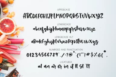 Strawberry Shortcake Font by theinkaffair — Script Handwritten Font — thumbnail 6