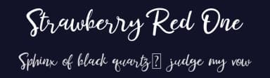 Strawberry Red One by Rinda Pratyas — Script Handwritten Font — thumbnail 2